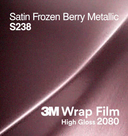 3M 2080-S238 Satin Frozen Berry Metallic Vinyl (22,86 meter)