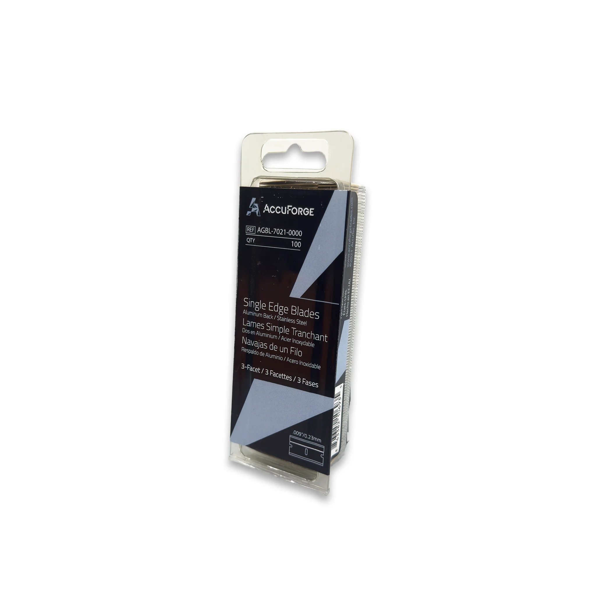 Stainless Steel 1" - Rostfria rakblad