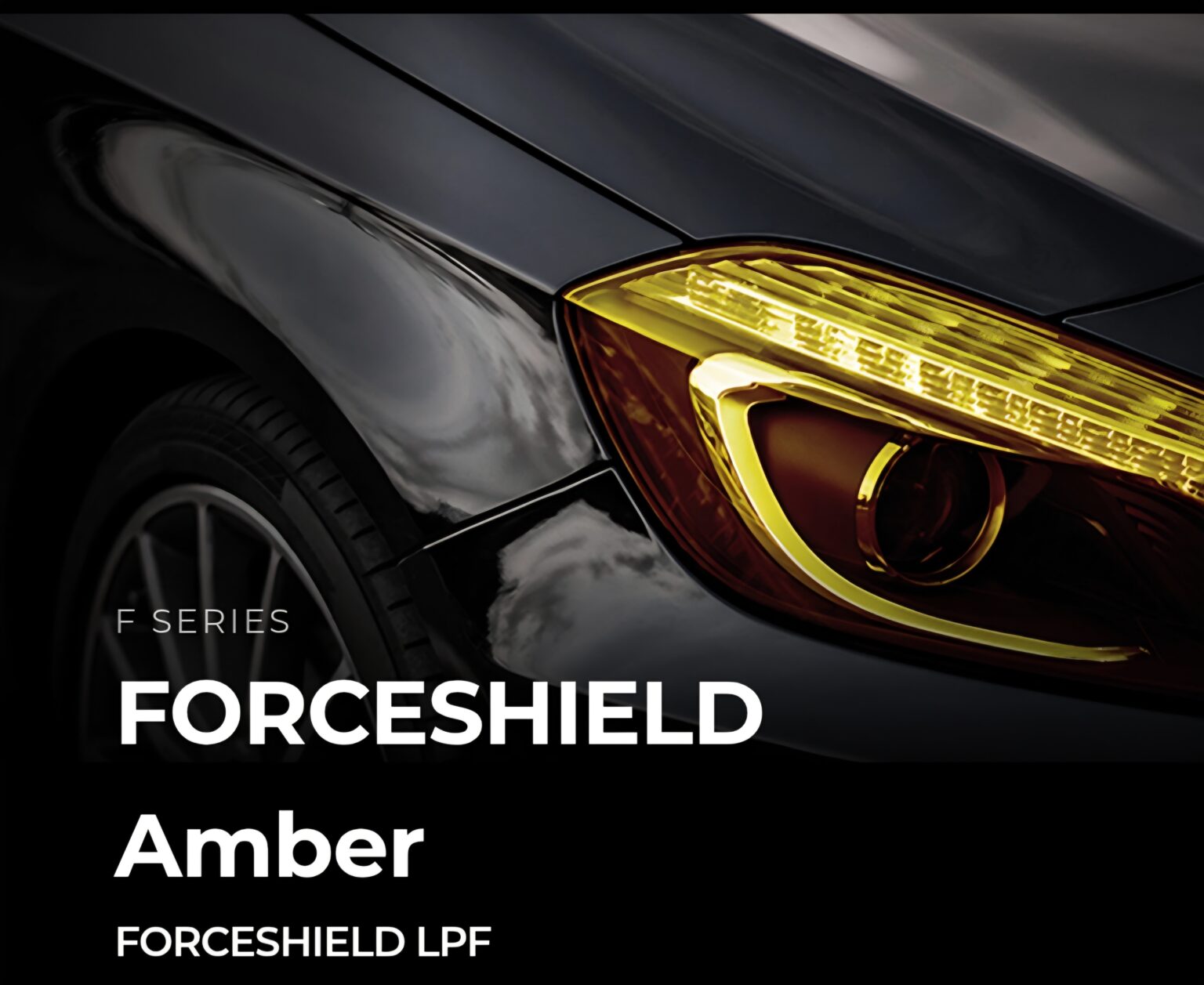 STEK FORCESHIELD Amber (Gul) PPF Lyktfilm