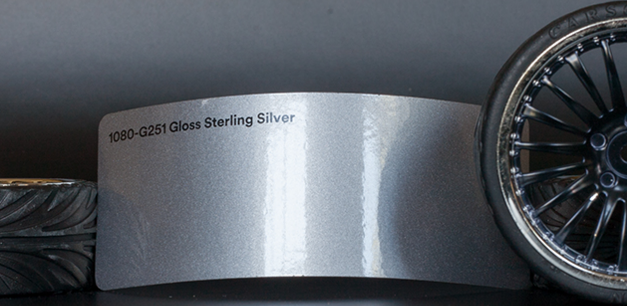 3M 2080-G251 Metallic Gloss Sterling Silver Vinyl