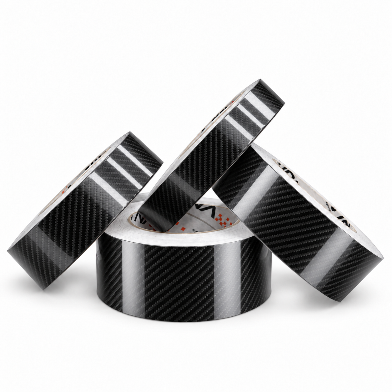 Högblank Kolfiber Stripes - Premium (20mm x 10m)
