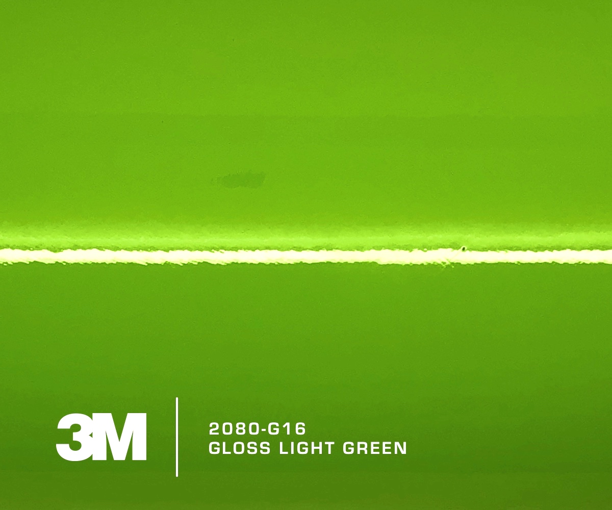 3M 2080-G16 Gloss Light Green Vinyl