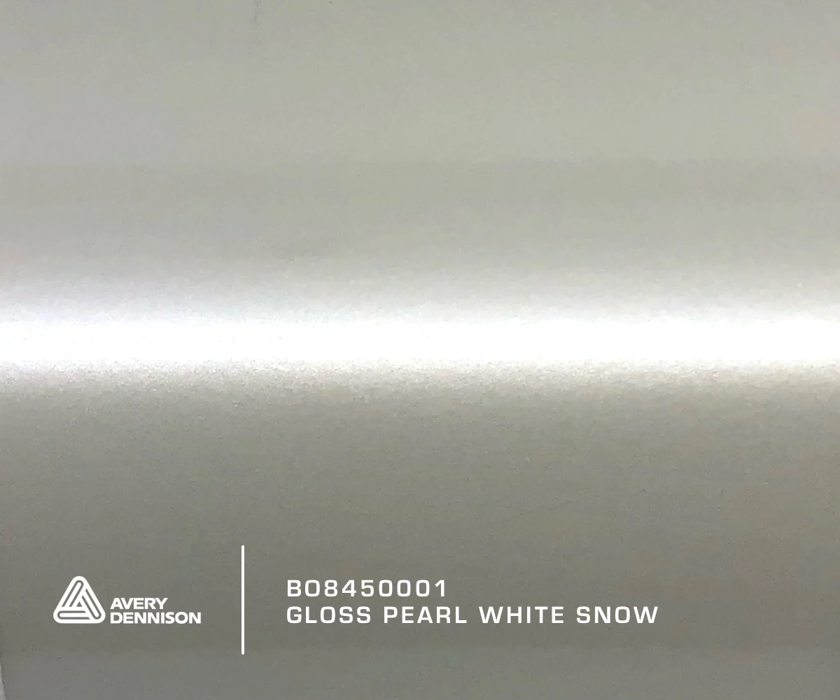 Avery Gloss Pearl White Snow
