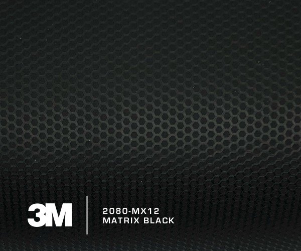 3M 2080-MX12 Matrix Black Vinyl