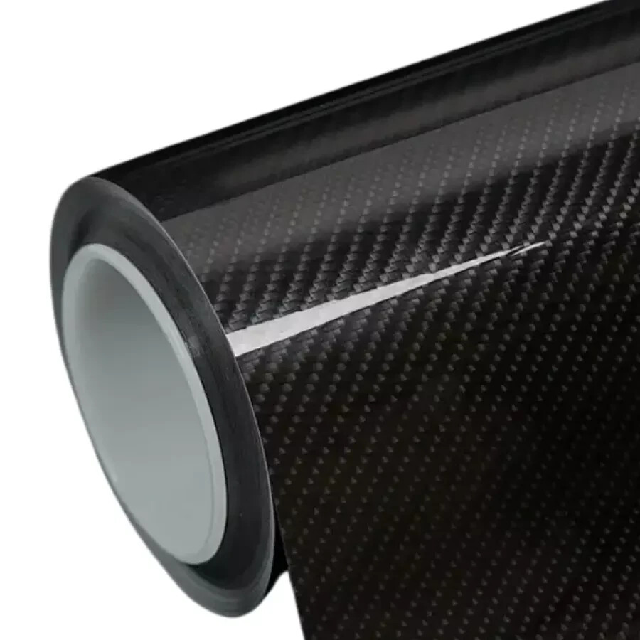 Högblank Kolfiber Stripes - Premium (20mm x 10m)