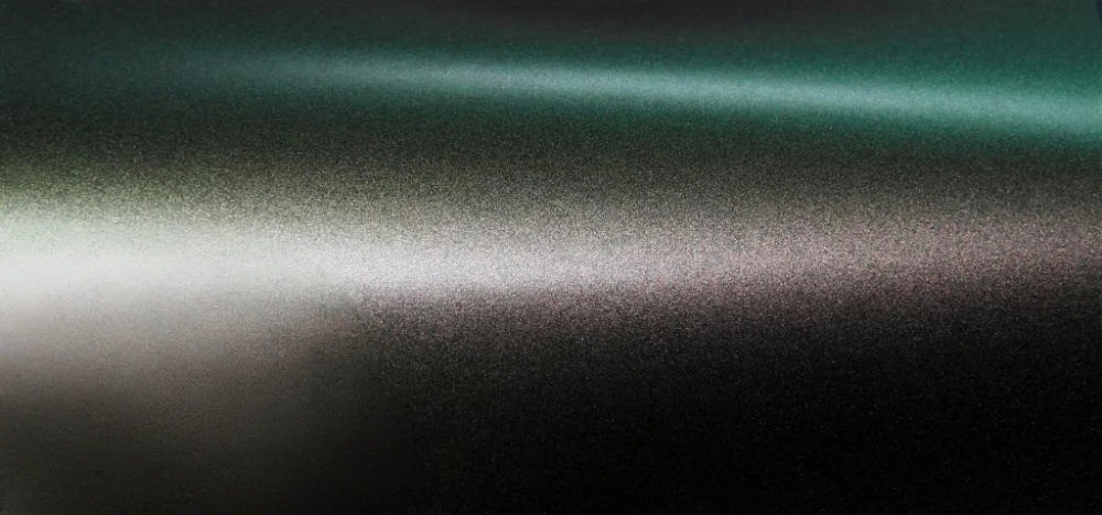 Avery Satin Urban Jungle Silver & Green