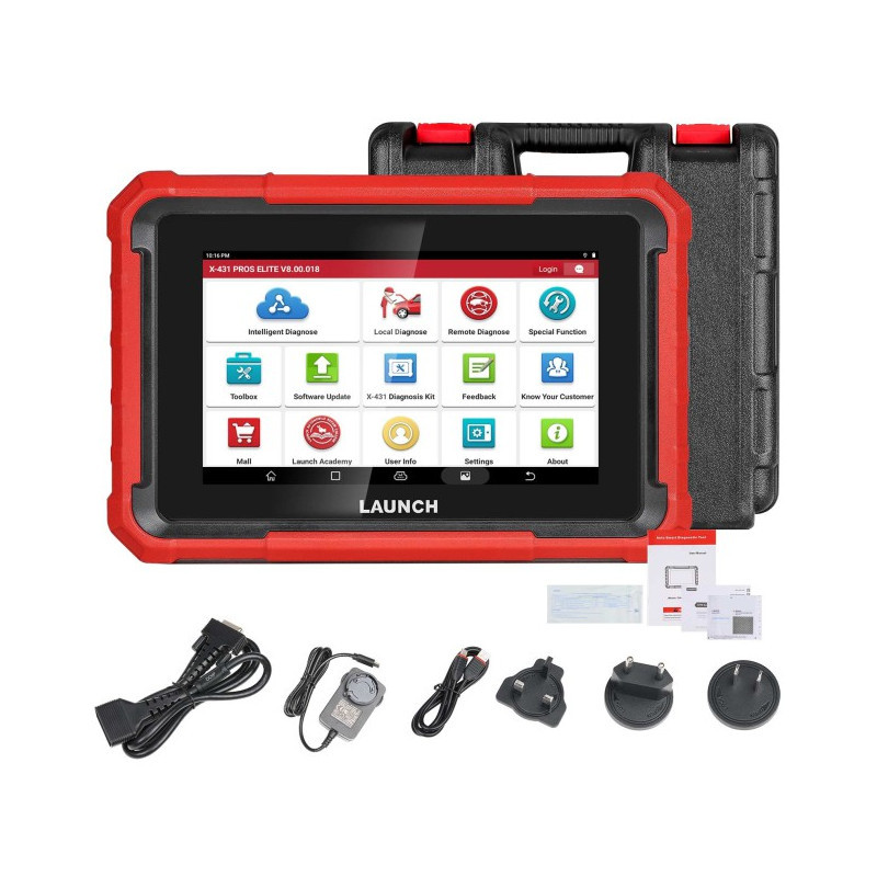Launch X431 PROS ELITE – Avancerat OBD2 Diagnosverktyg med DOIP, ECU-kodning & Kabelanslutning - LAUNCH