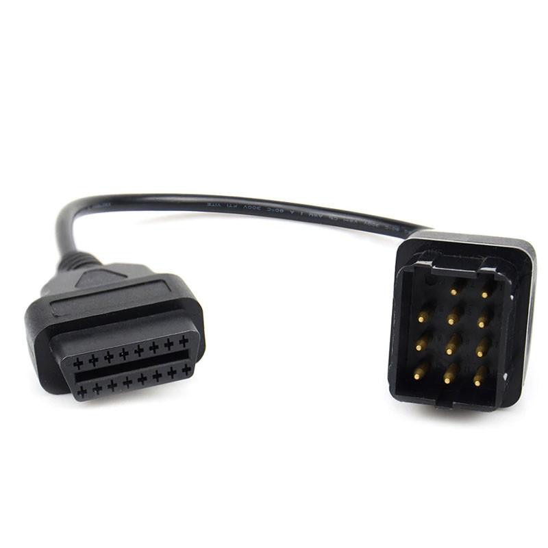 12 Pin OBDII OBD 2 diagnostik kabel till 16-Pin Renault - Xenonhuset