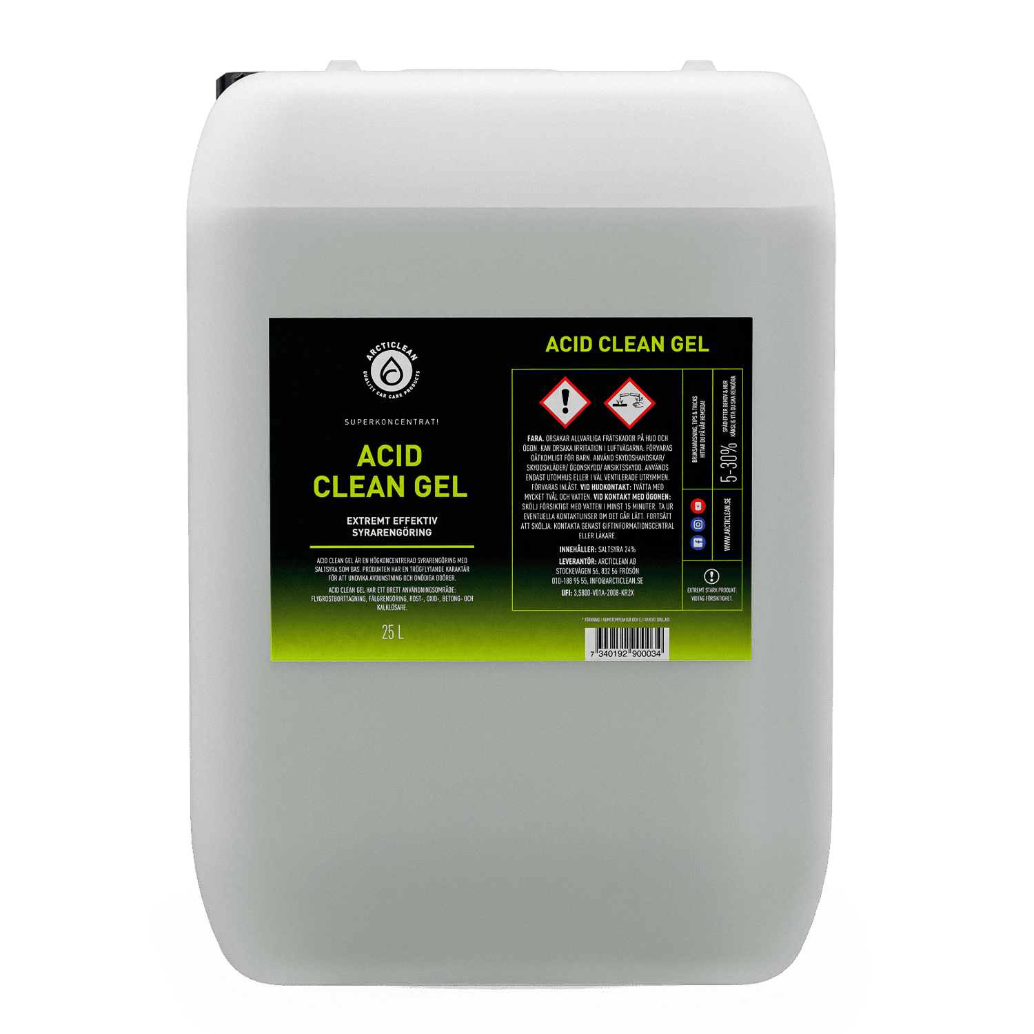 Acid clean gel - Syratvätt (25L)