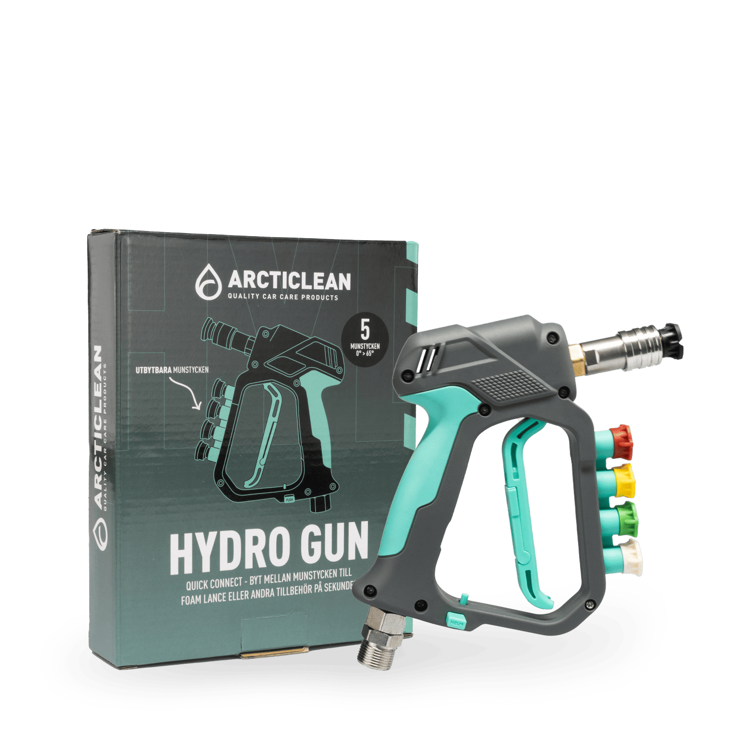 Hydro gun, Högtryckshandtag - Pistolgrepp med munstyckeshållare