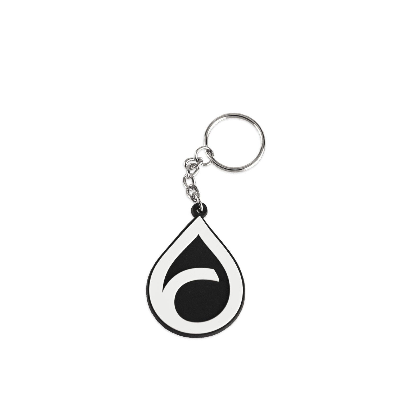 Nyckelring - Teardrop Vit