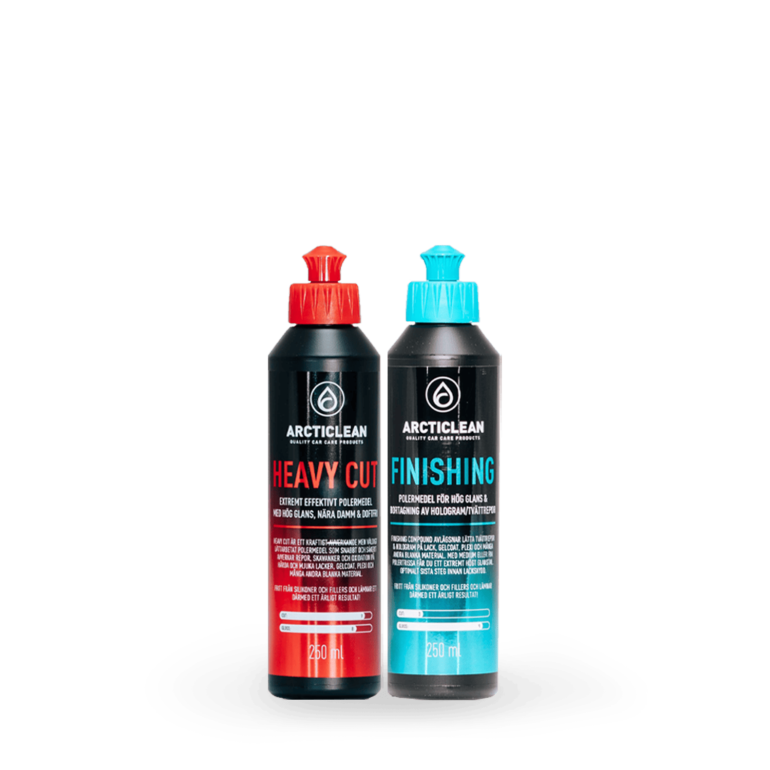 2x polishing compound - 250 ml