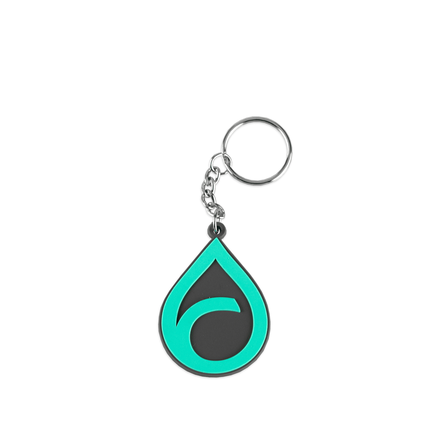 Nyckelring - Teardrop Turkos