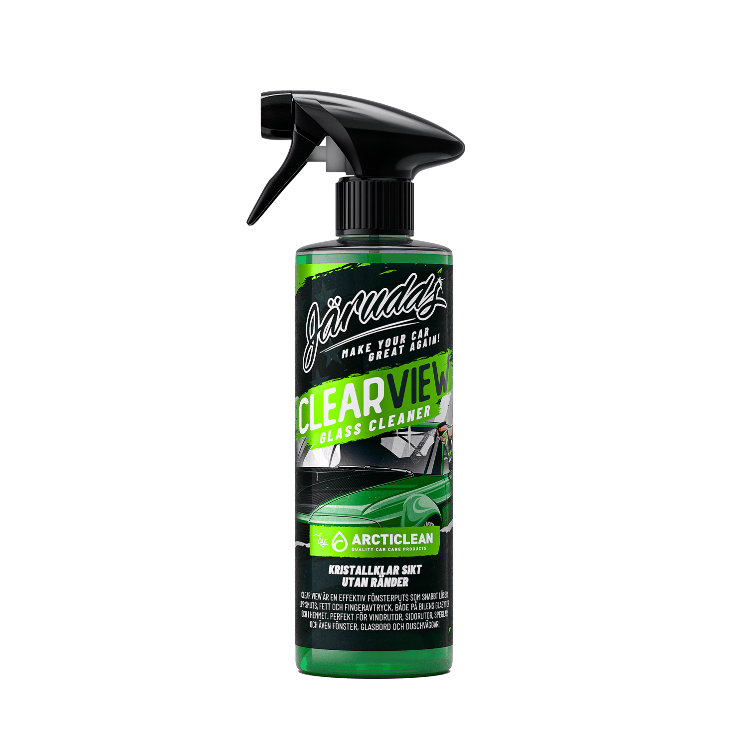 Järudds Clear view, 500 ml - Glass cleaner
