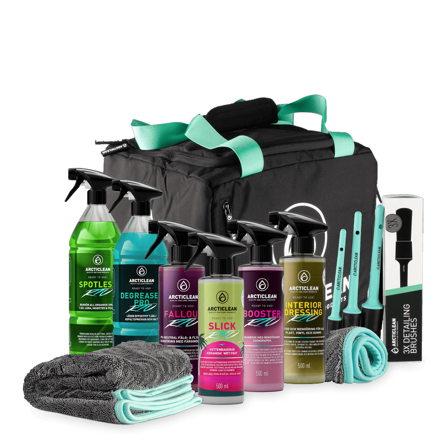 Detailing bag - Komplett kit