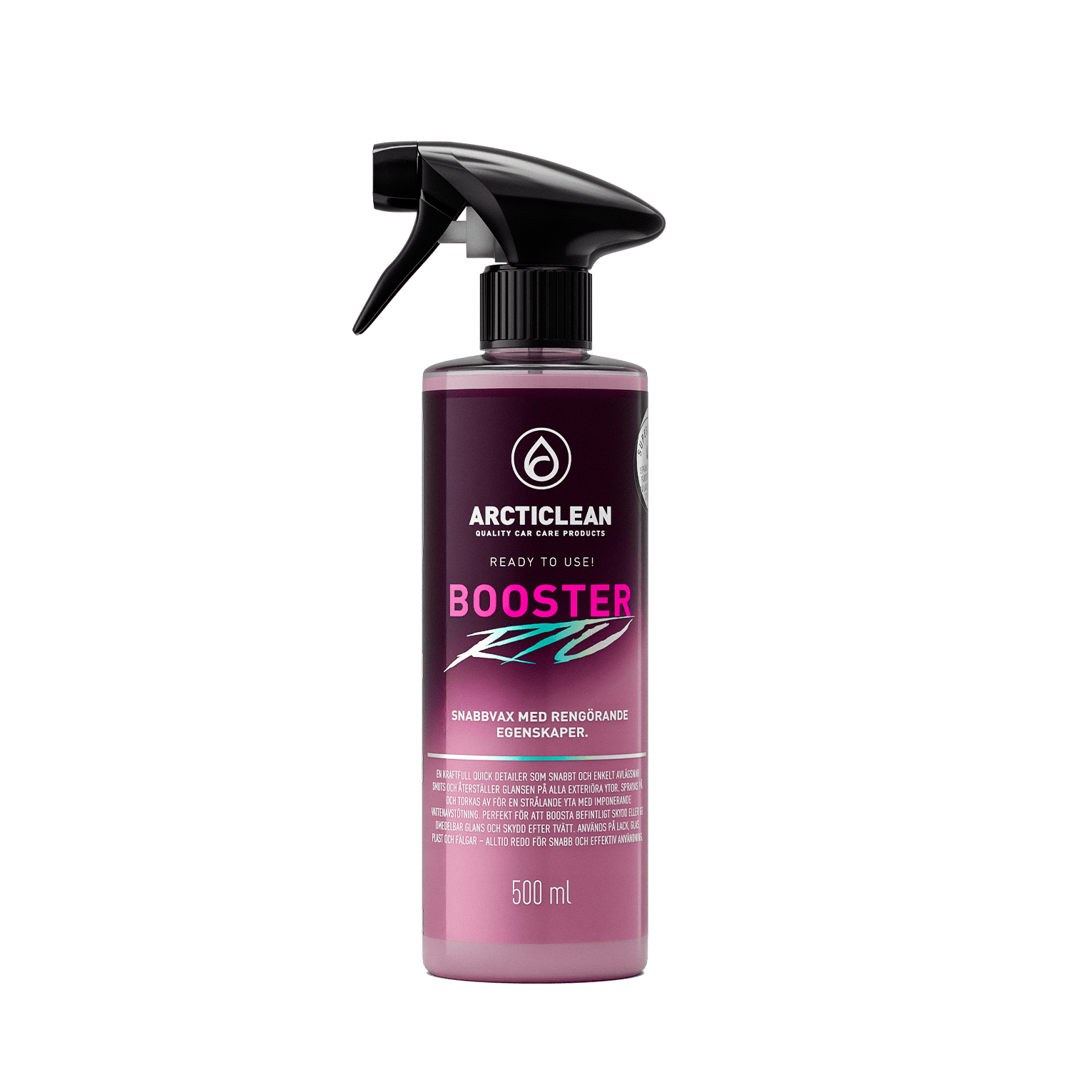 Booster 500 ml - Snabbvax med rengörande egenskaper