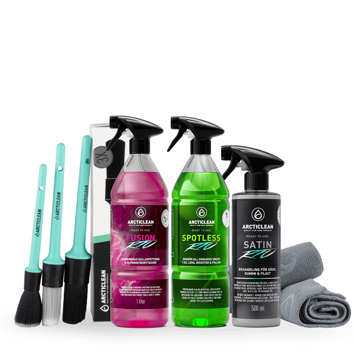 Motortvättspaket + skydd