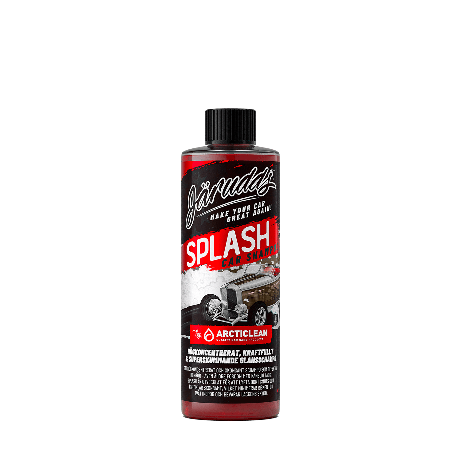 Järudds Splash schampo, 500 ml - superskummande glansschampo