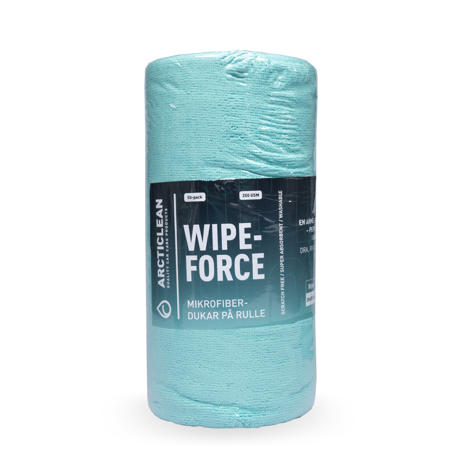 Ny! Wipe Force - mikrofiberdukar på rulle 250GSM