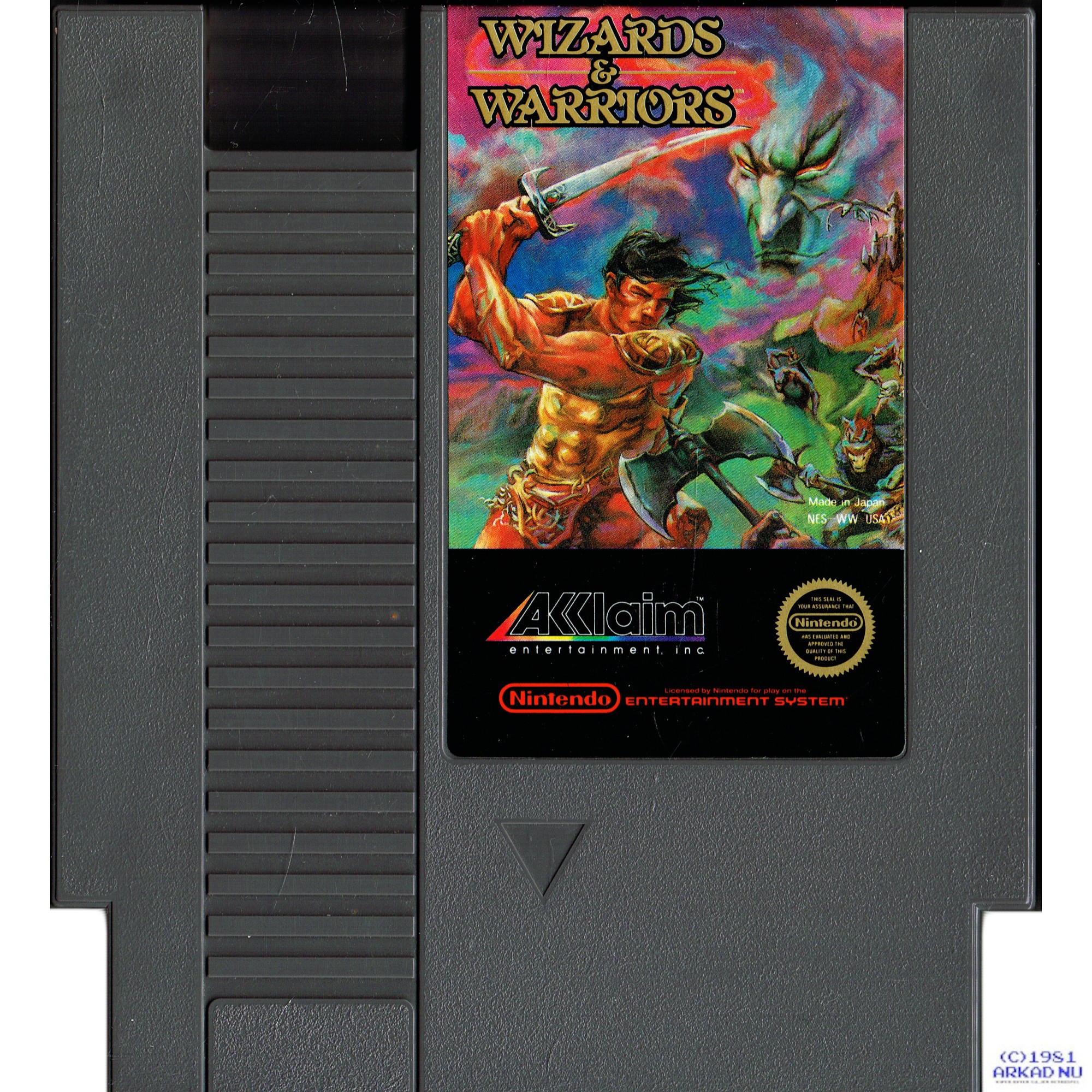WIZARDS WARRIORS NES REV-A USA