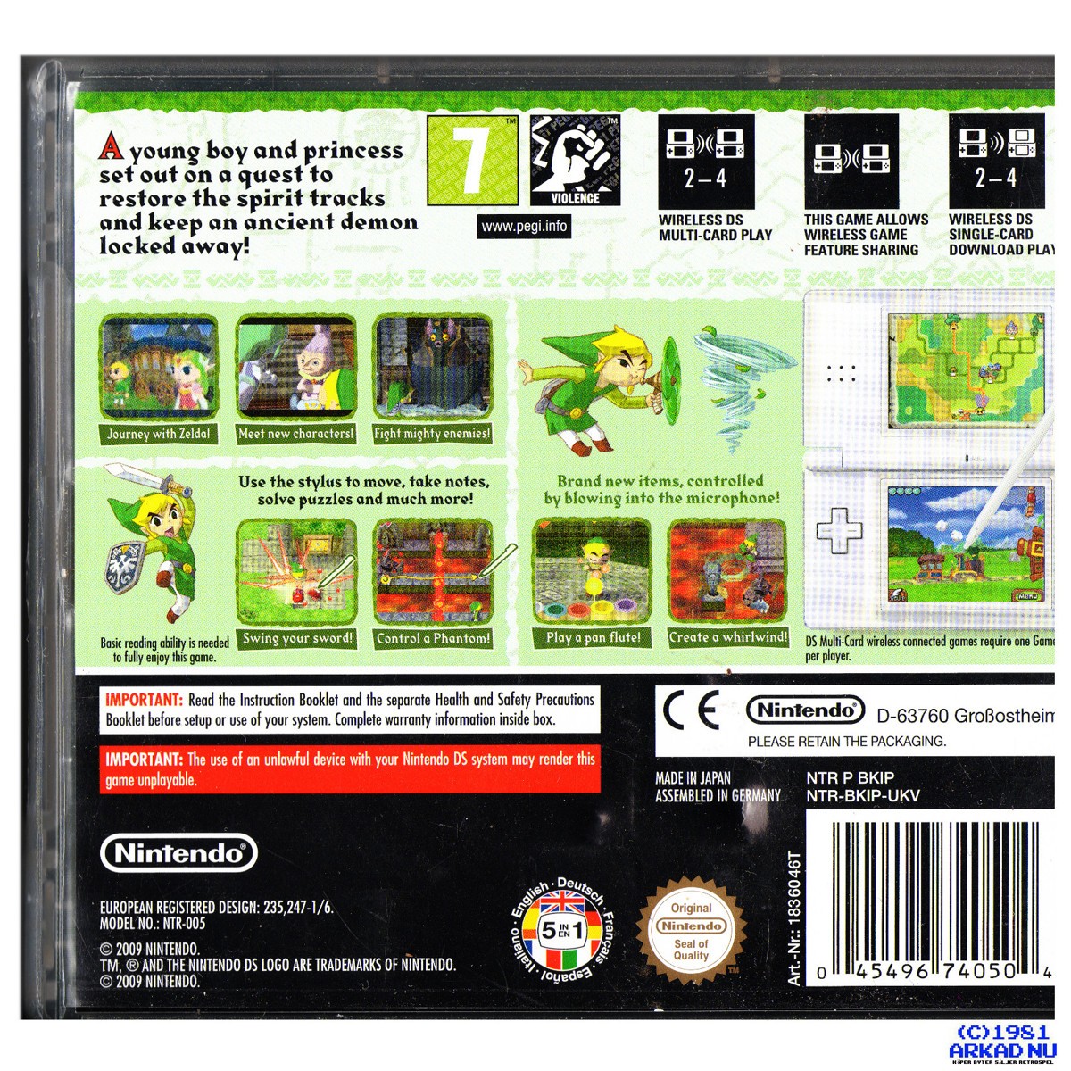 Store Zelda Spirit Tracks for Nintendo DS