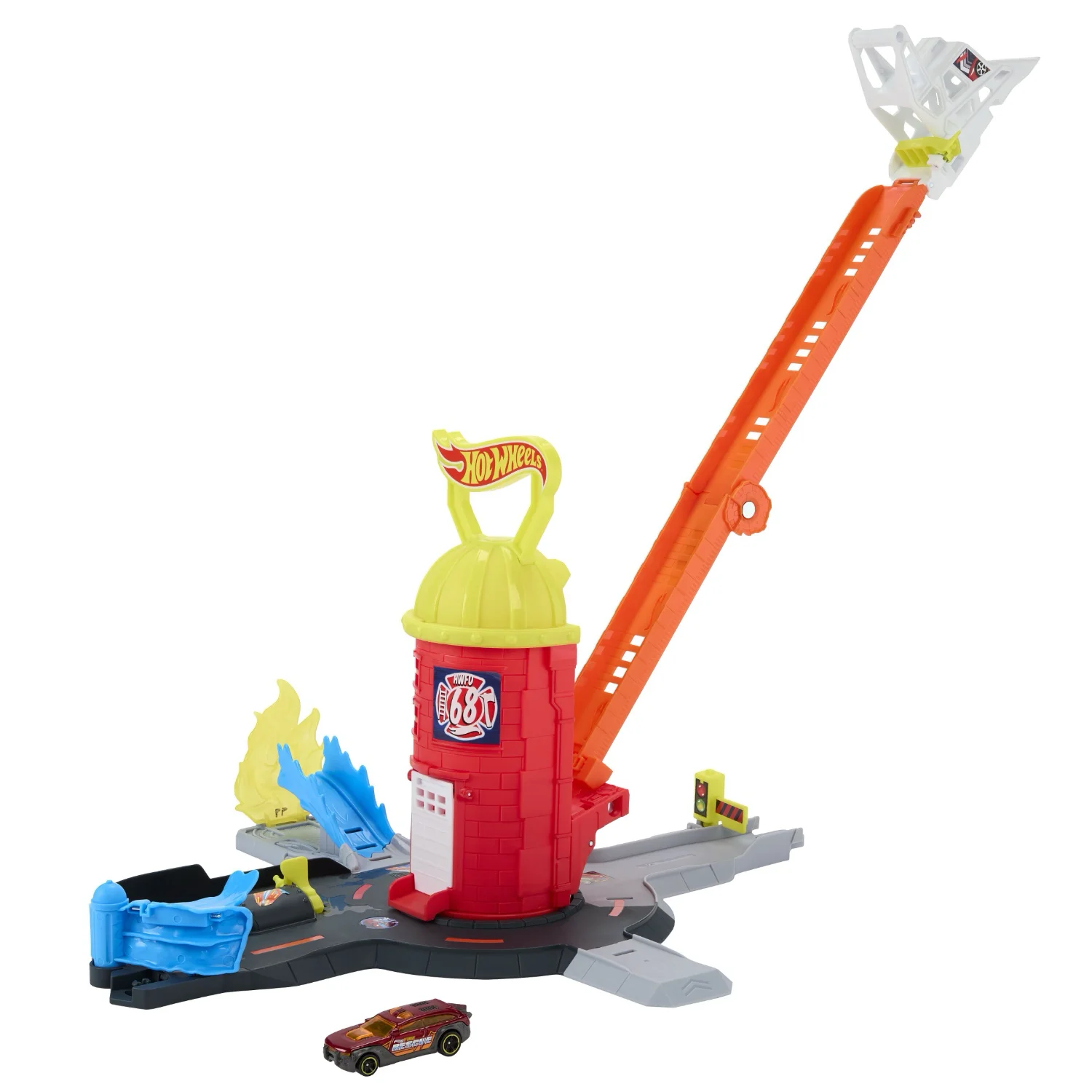 Super Fire Station Rescue - Brandstation - Hot Wheels