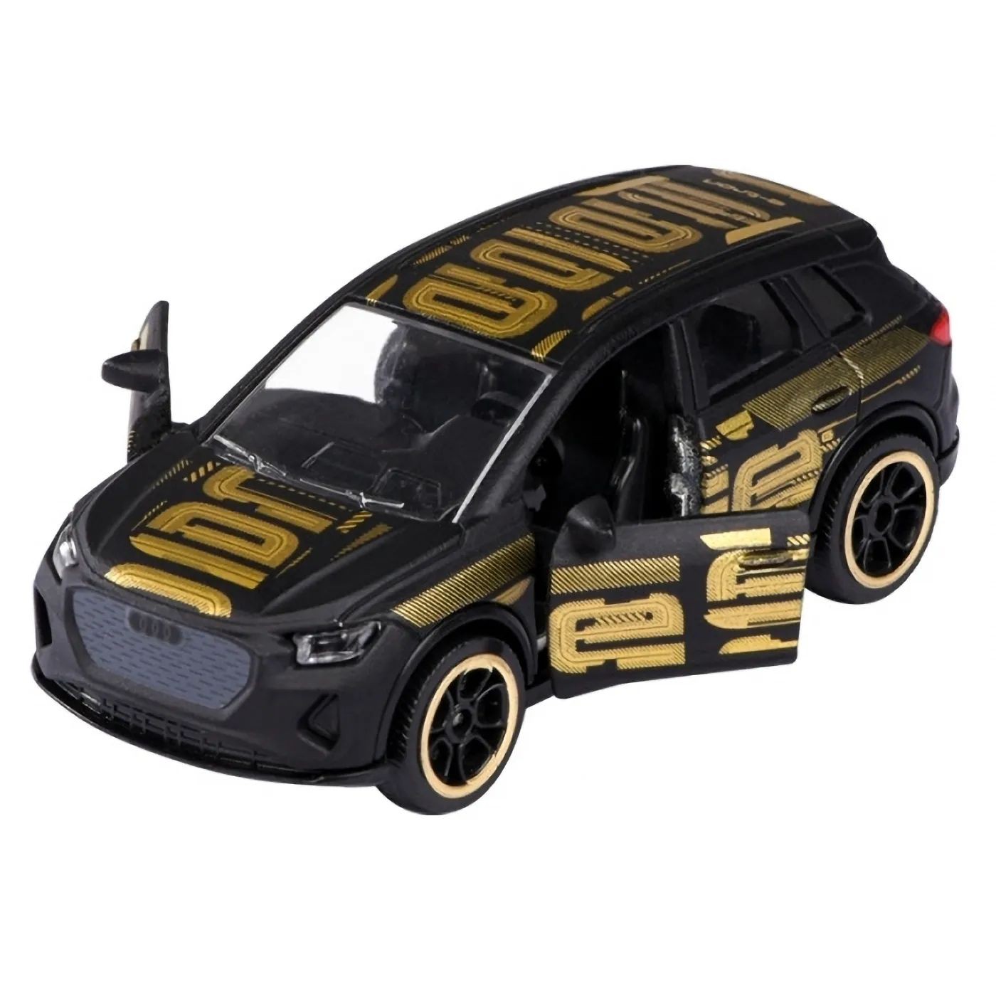 Audi Q4 e-tron – Svart / Guld – Series 9 – Majorette