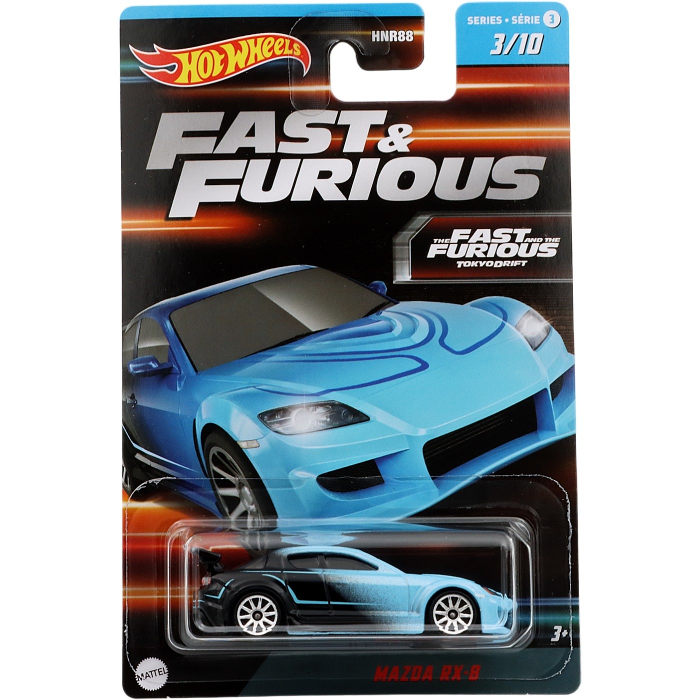 Läs mer om Mazda RX-8 - Blå - F&F - S3 3/10 - Hot Wheels