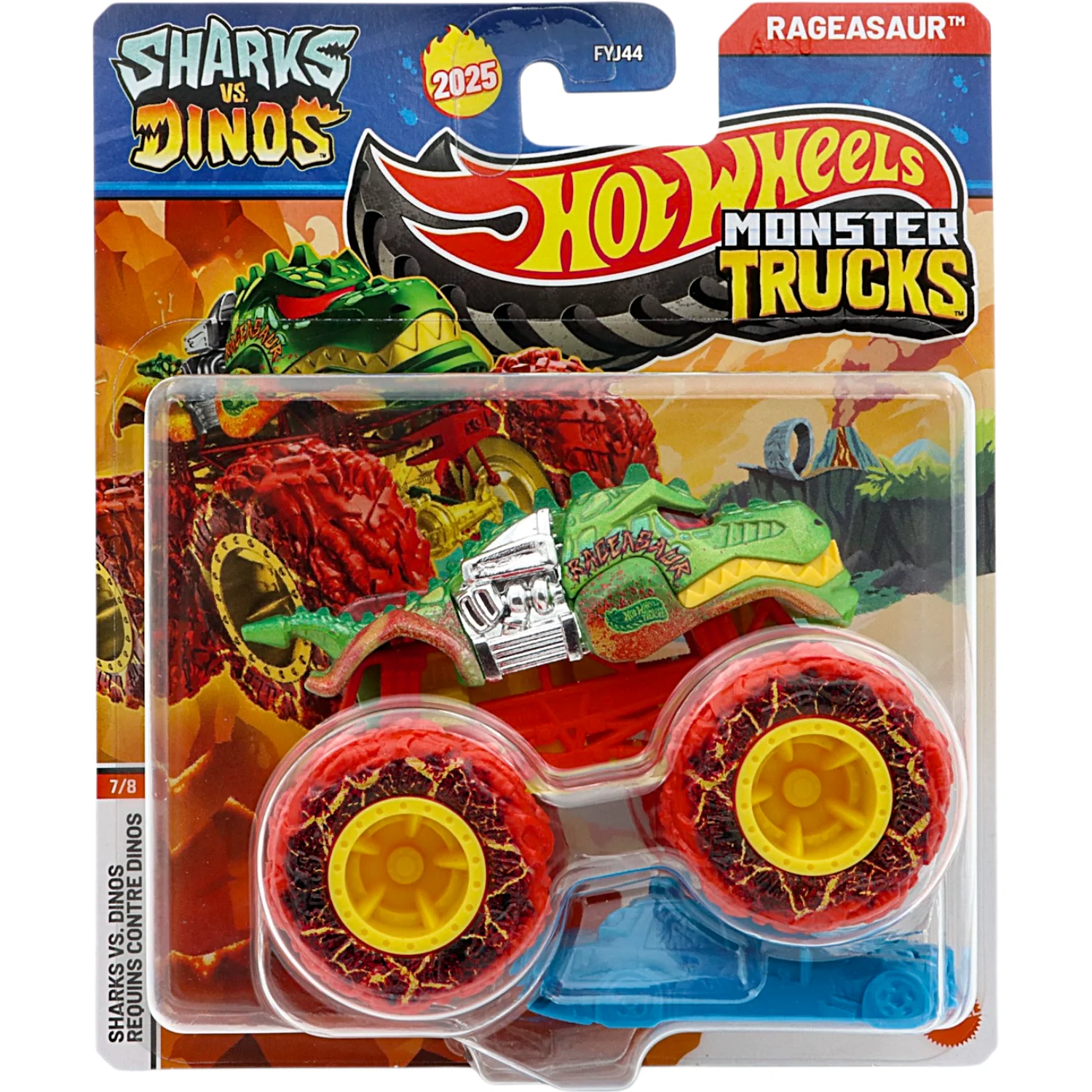 Rageasaur – Sharks Vs. Dinos – Monster Truck – Hot Wheels