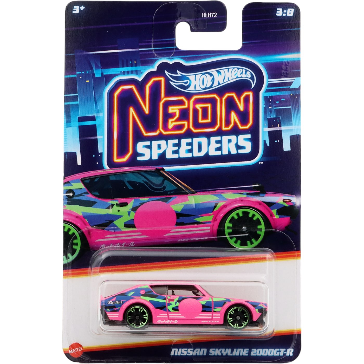 Läs mer om Nissan Skyline 2000GT-R - Neon Speeders 3/8 - Hot Wheels