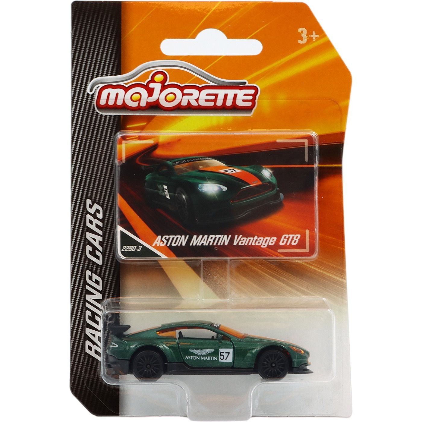 Aston Martin Vantage GT8 – Grön – Racing Cars – Majorette