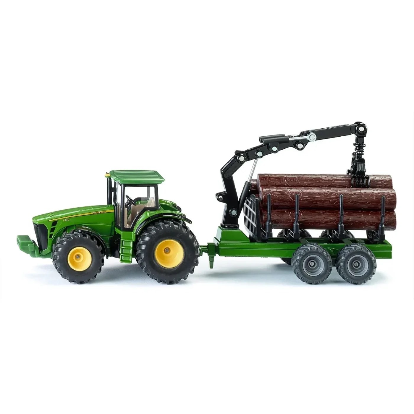 John Deere 8430 med Timmervagn – 1954 – Siku – 1:50