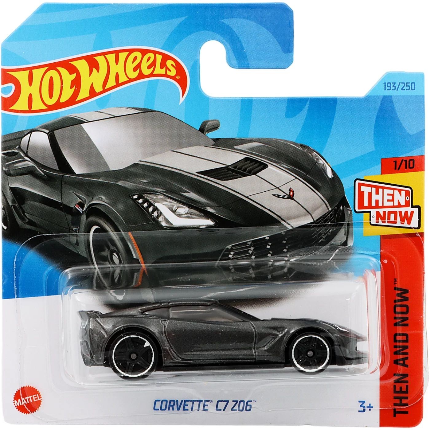 Corvette C7 Z06 – Then And Now – Grå – Hot Wheels