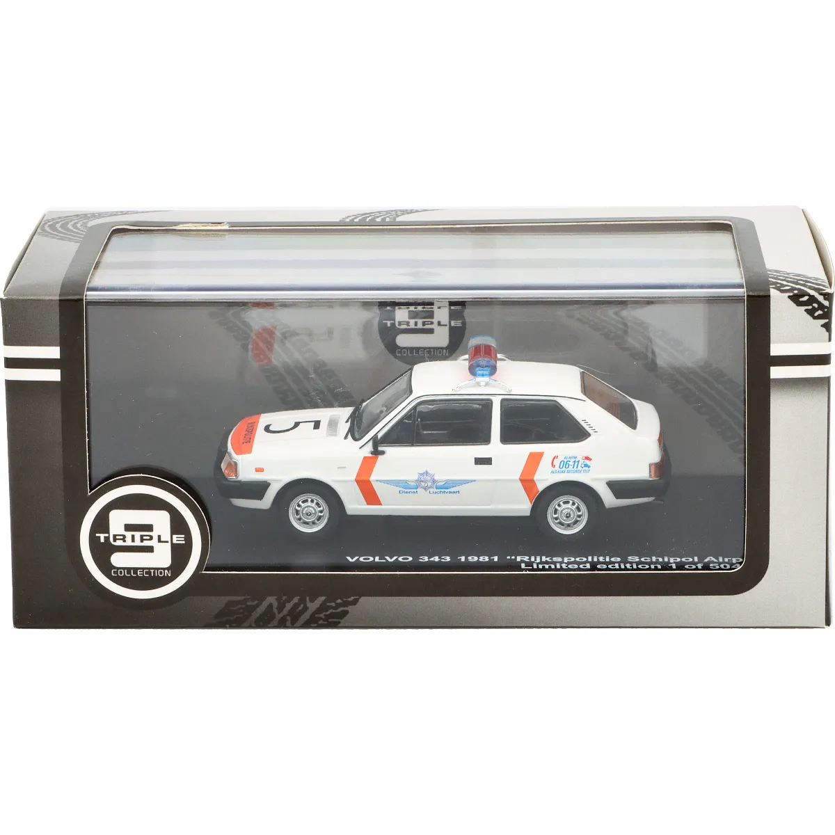 Volvo 343 – 1981 – Schiphol Airport Police – Triple9 – 1:43