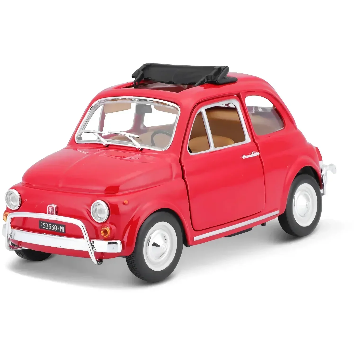 Fiat 500L - 1968 - Röd - Bburago - 1:24
