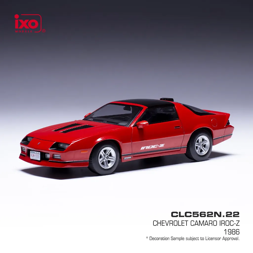 Chevrolet Camaro Iroc-Z – 1986 – Röd – Ixo Models – 1:43