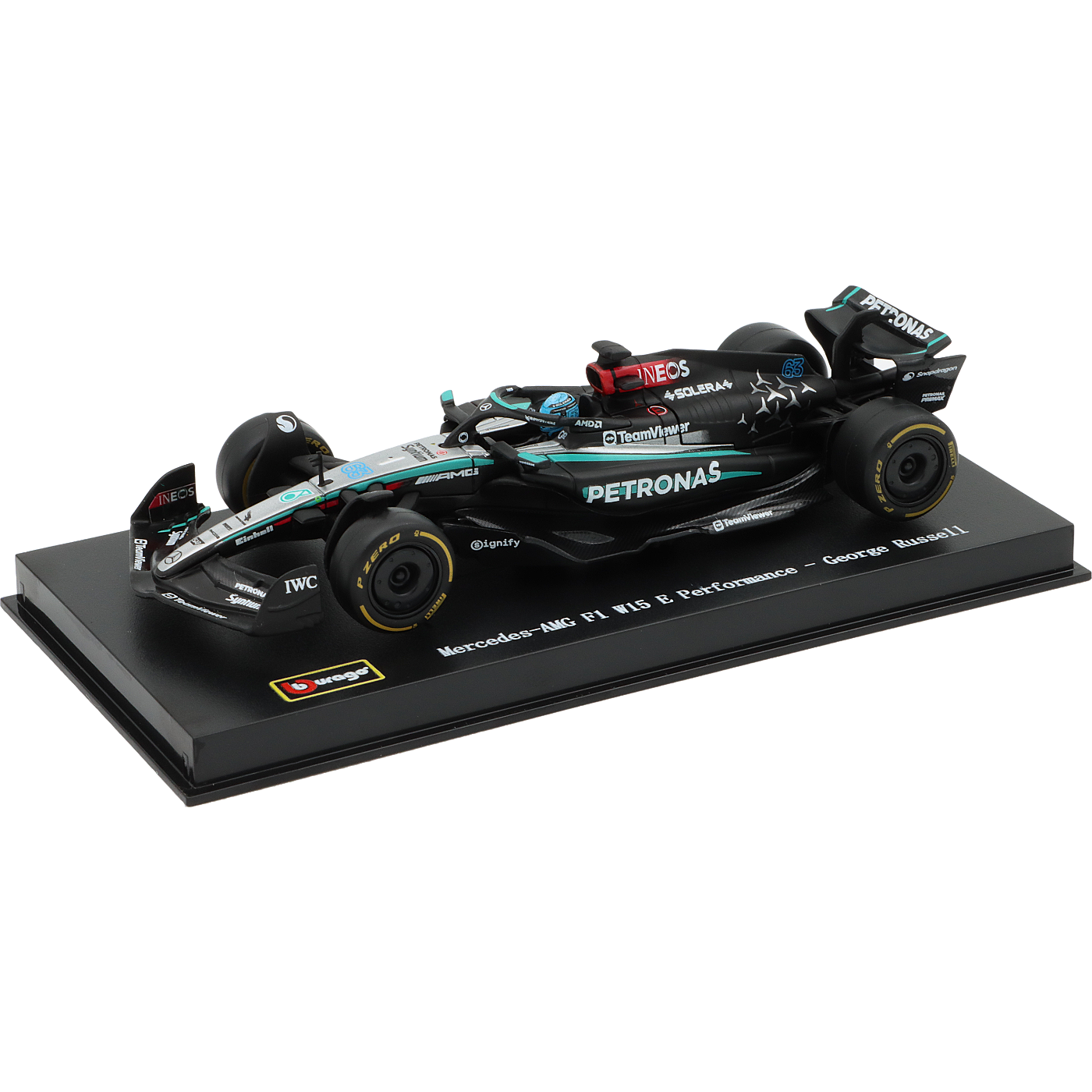 Mercedes-AMG W15 E - 2024 - George Russell - Bburago - 1:43