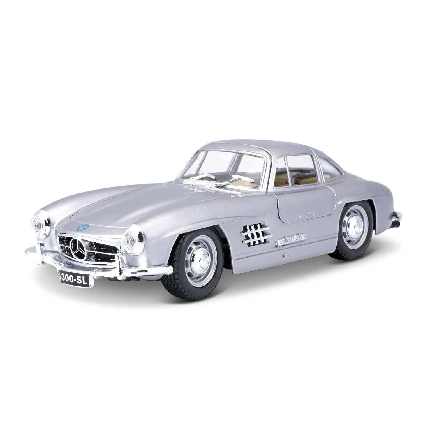 Mercedes-Benz 300 SL - 1954 - Silver - Bburago - 1:24
