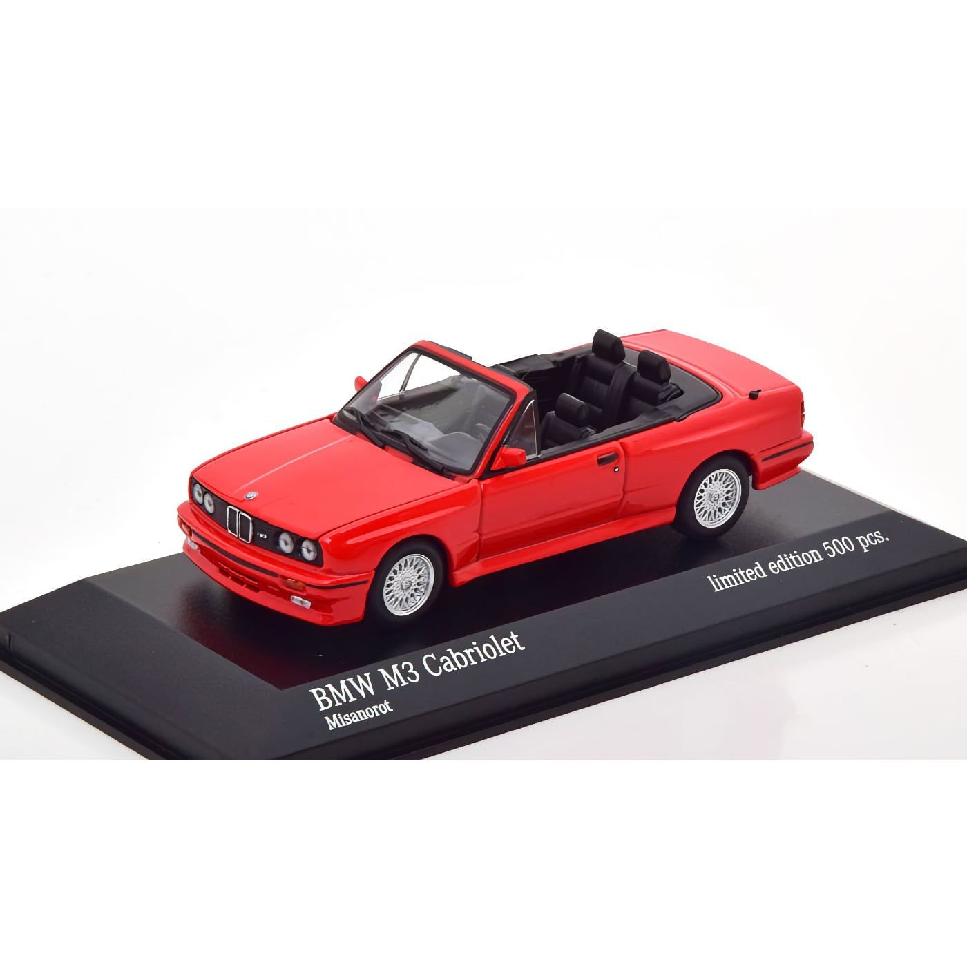 BMW M3 Cabriolet – Röd – 1:43 – Minichamps