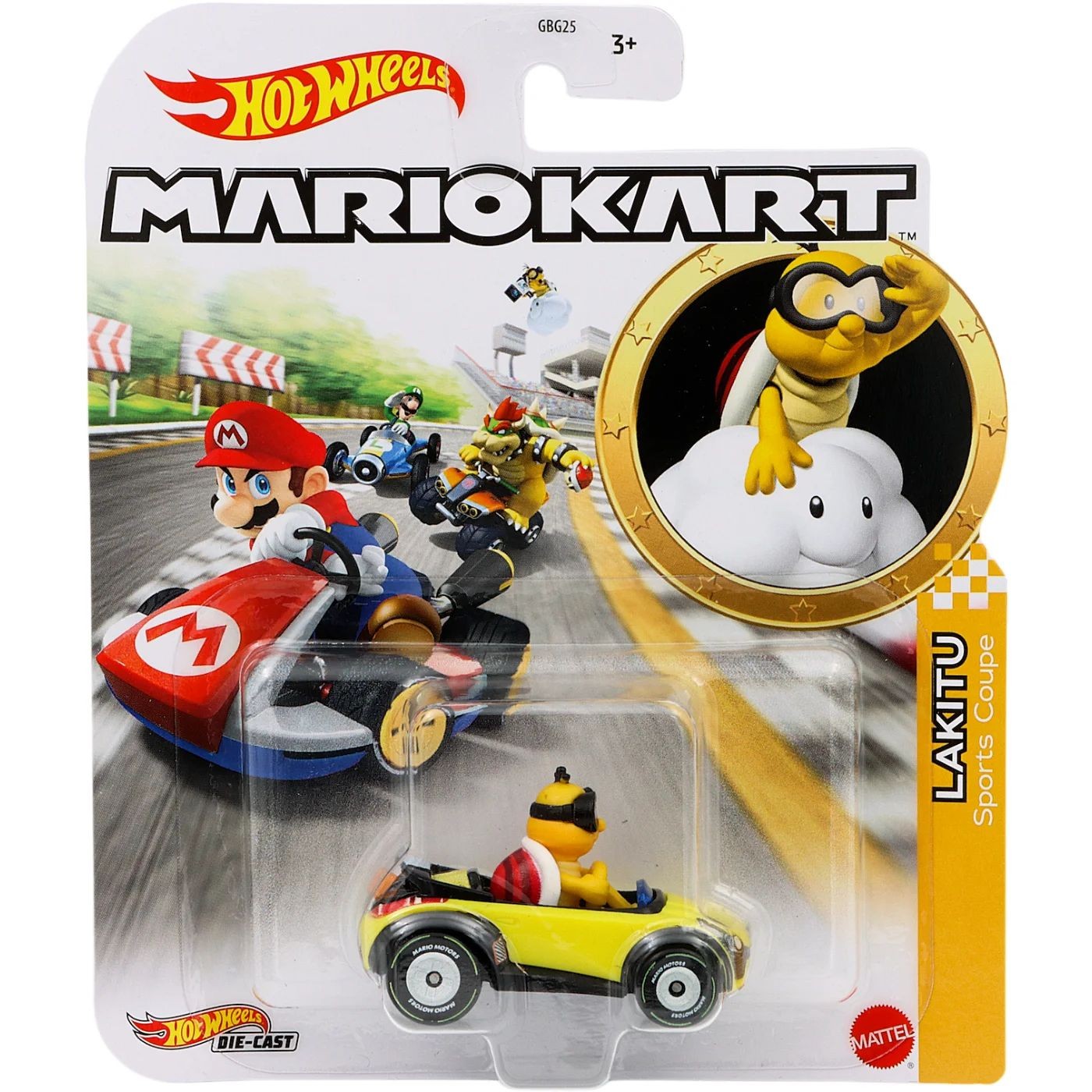 Lakitu - Sports Coupe - Mario Kart - Hot Wheels