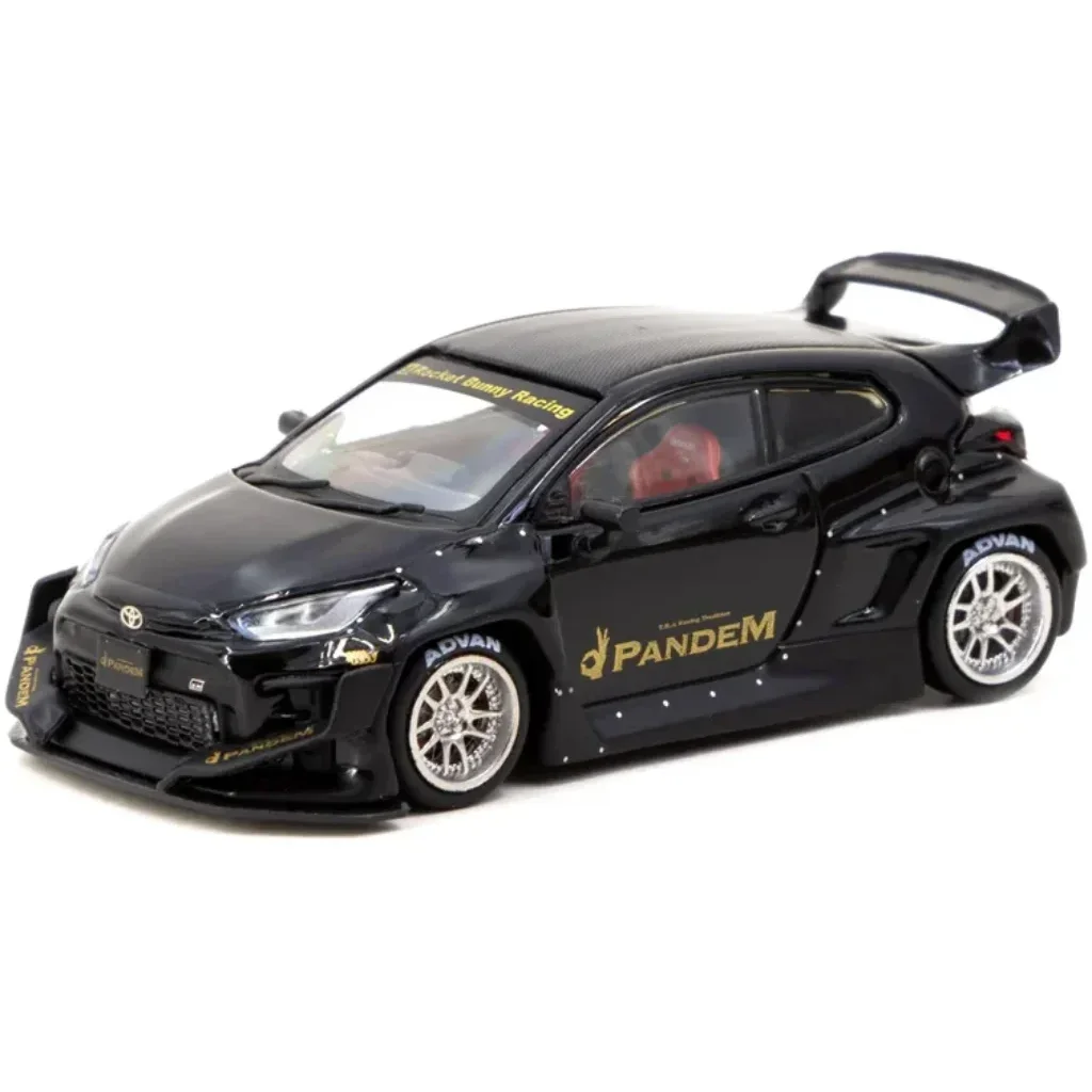 Pandem Toyota GR Yaris - Svart - ROAD64 - Tarmac - 1:64