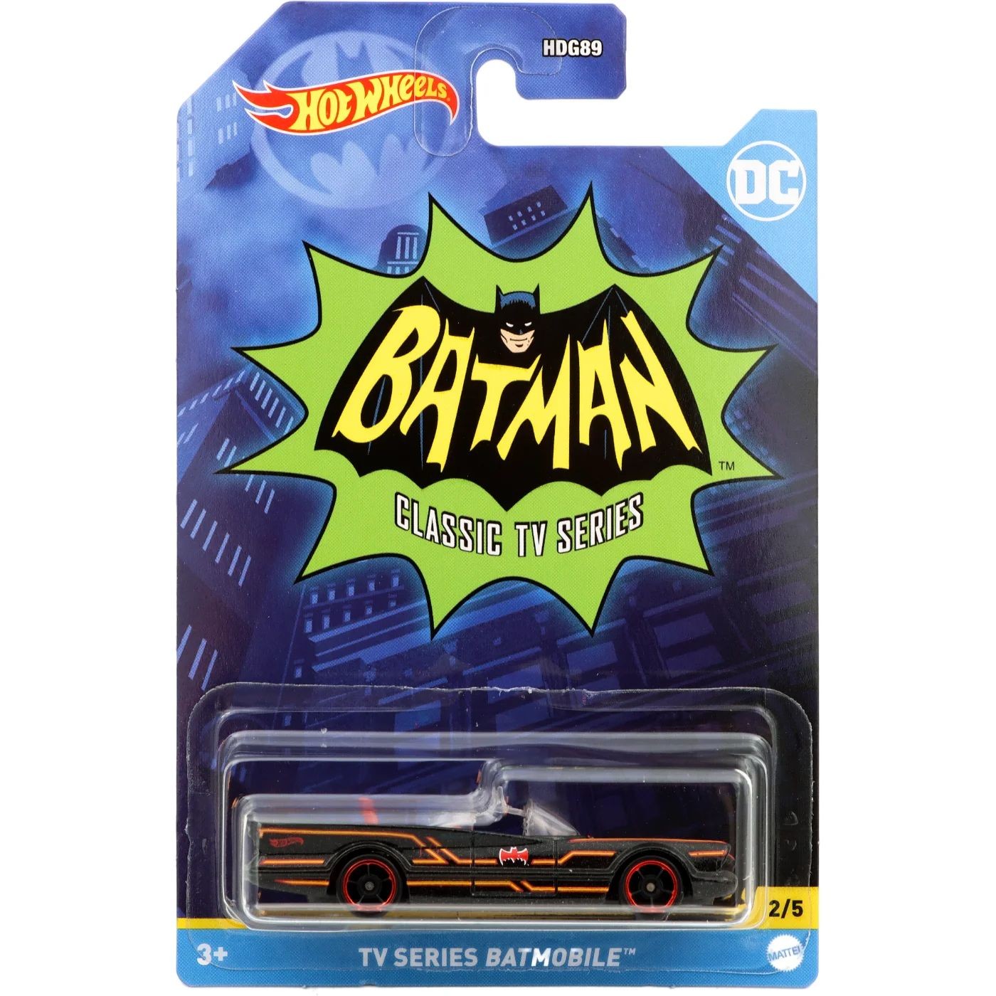 Läs mer om TV Series Batmobile - Batman - 2/5 - 2022 - Hot Wheels