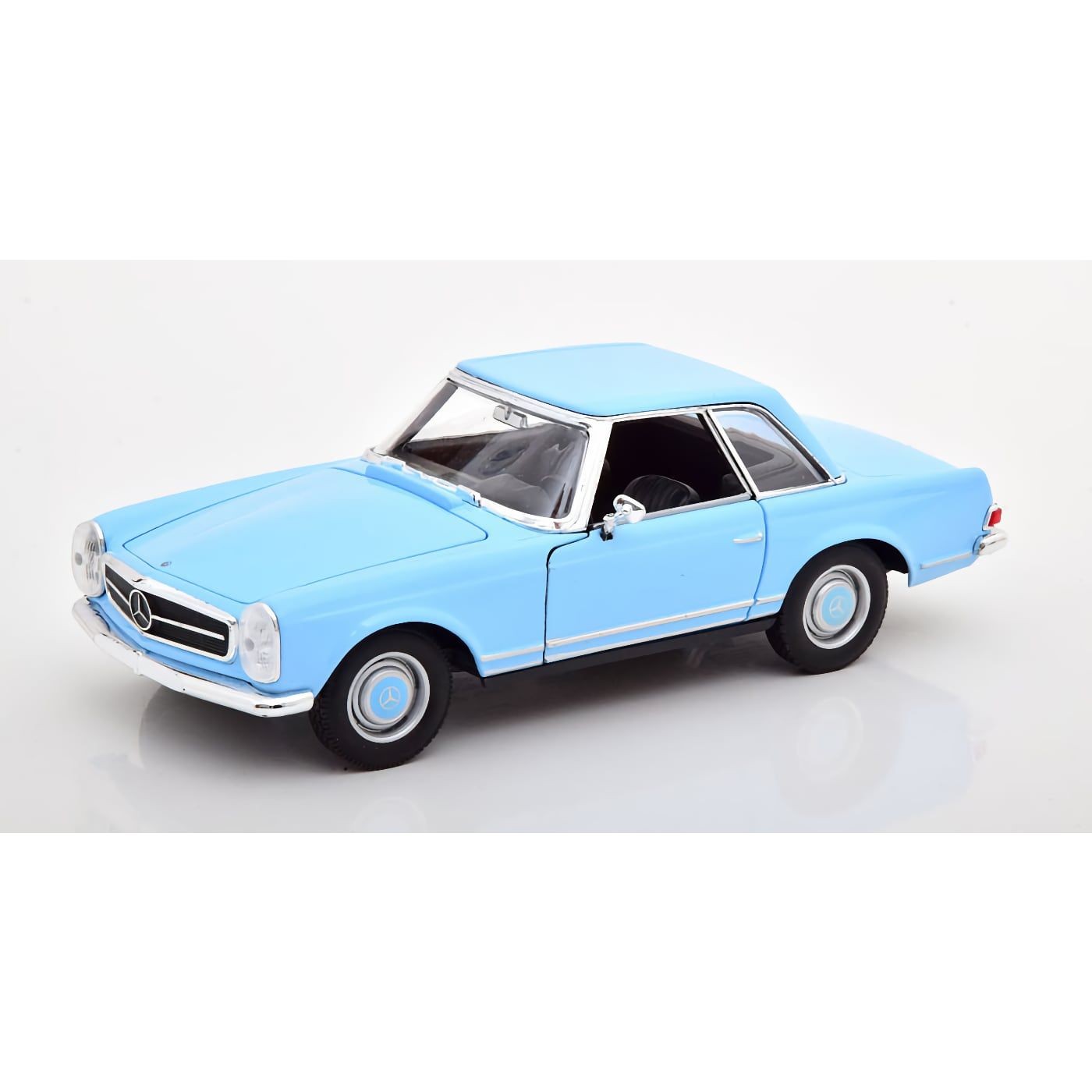 1963 Mercedes-Benz 230 SL – Ljusblå – Welly – 1:24