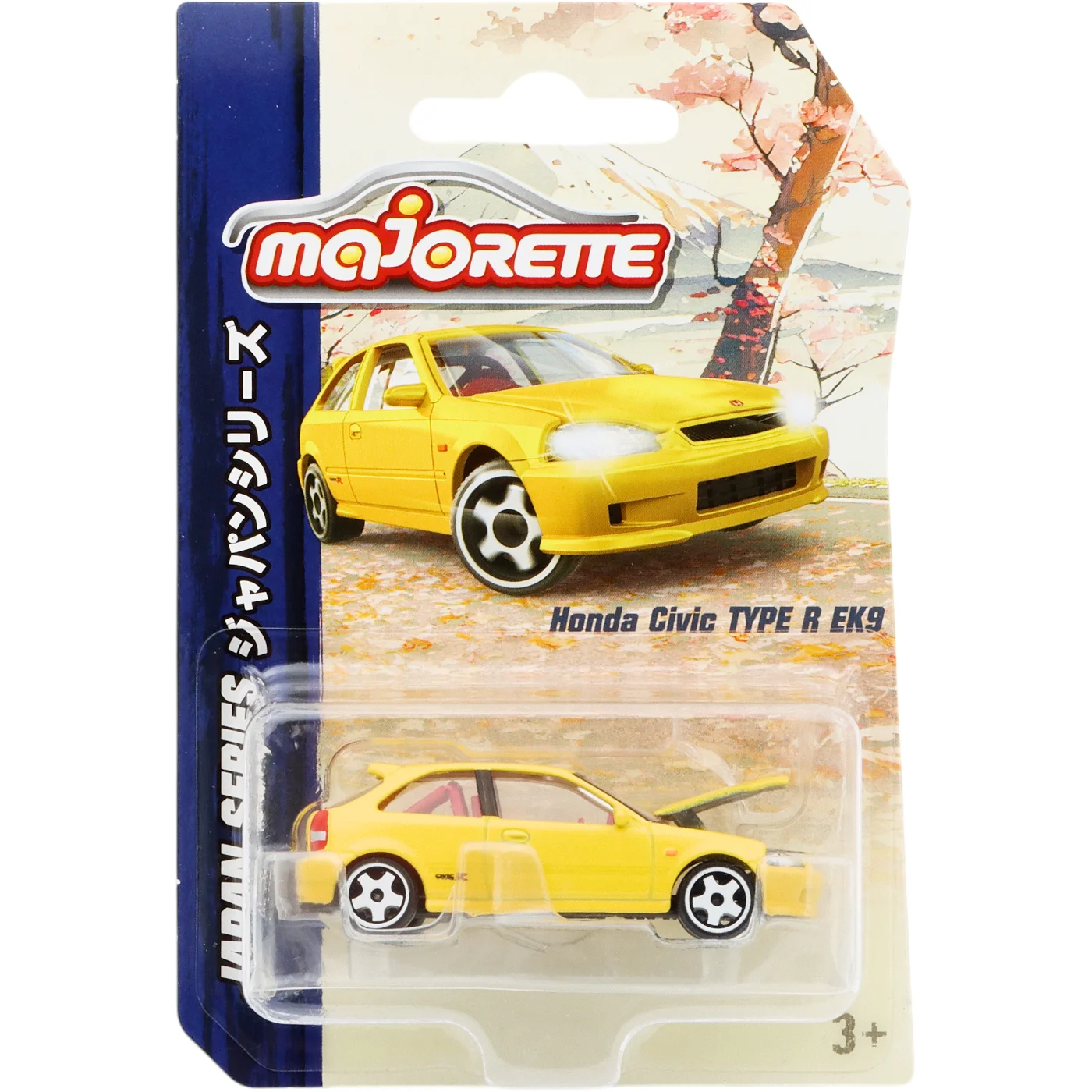 Honda Civic TYPE R EK9 – Gul – Japan Series – Majorette