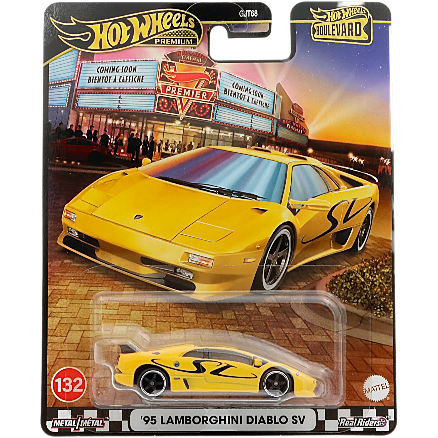 95 Lamborghini Diablo SV - Gul - Hot Wheels