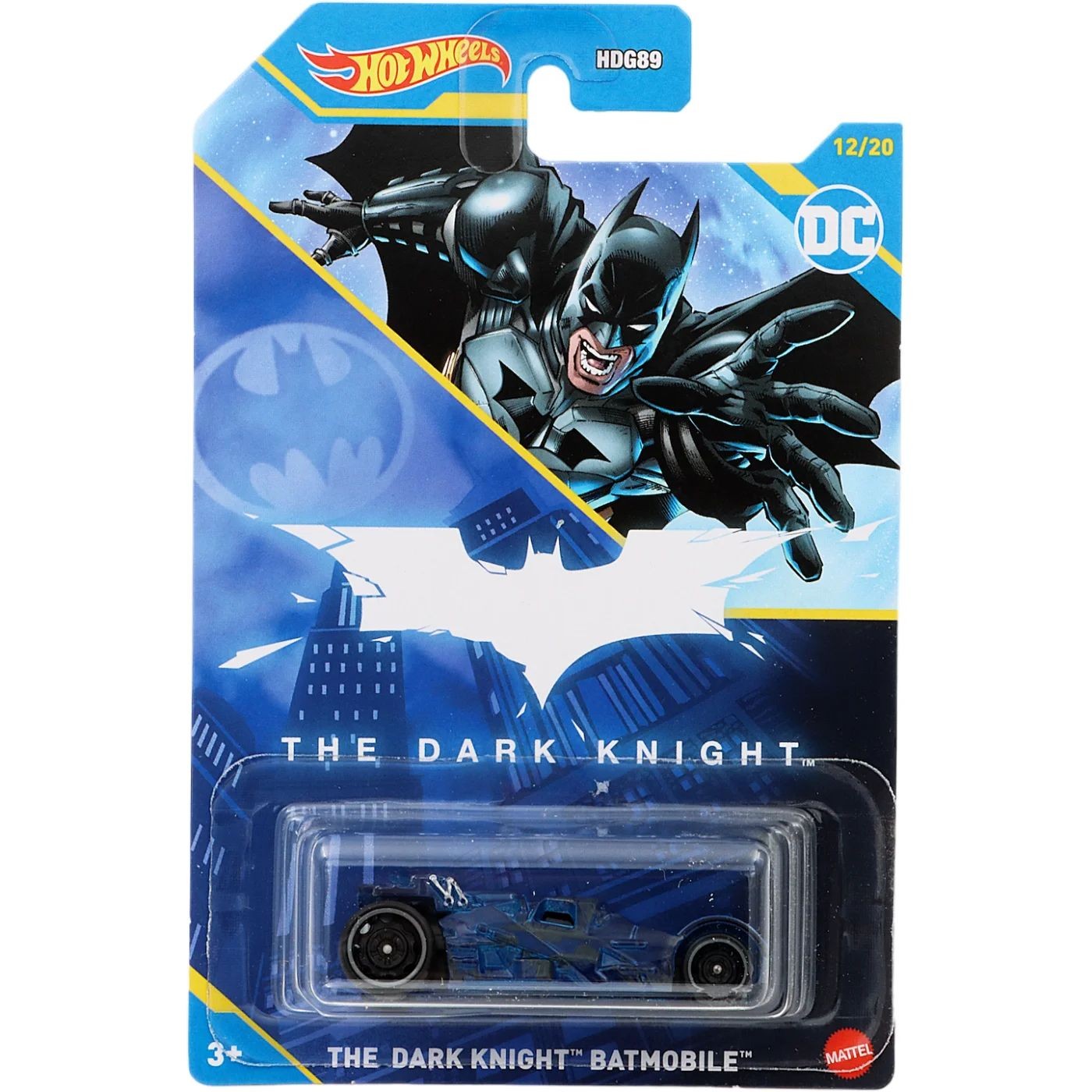 Läs mer om The Dark Knight Batmobile - Batman - 12/20 - Hot Wheels