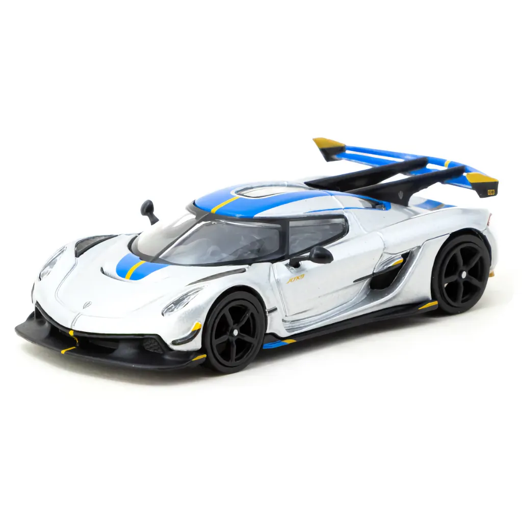 Koenigsegg Jesko Attack - Silver - GLOBAL64 Tarmac Works - 1:64