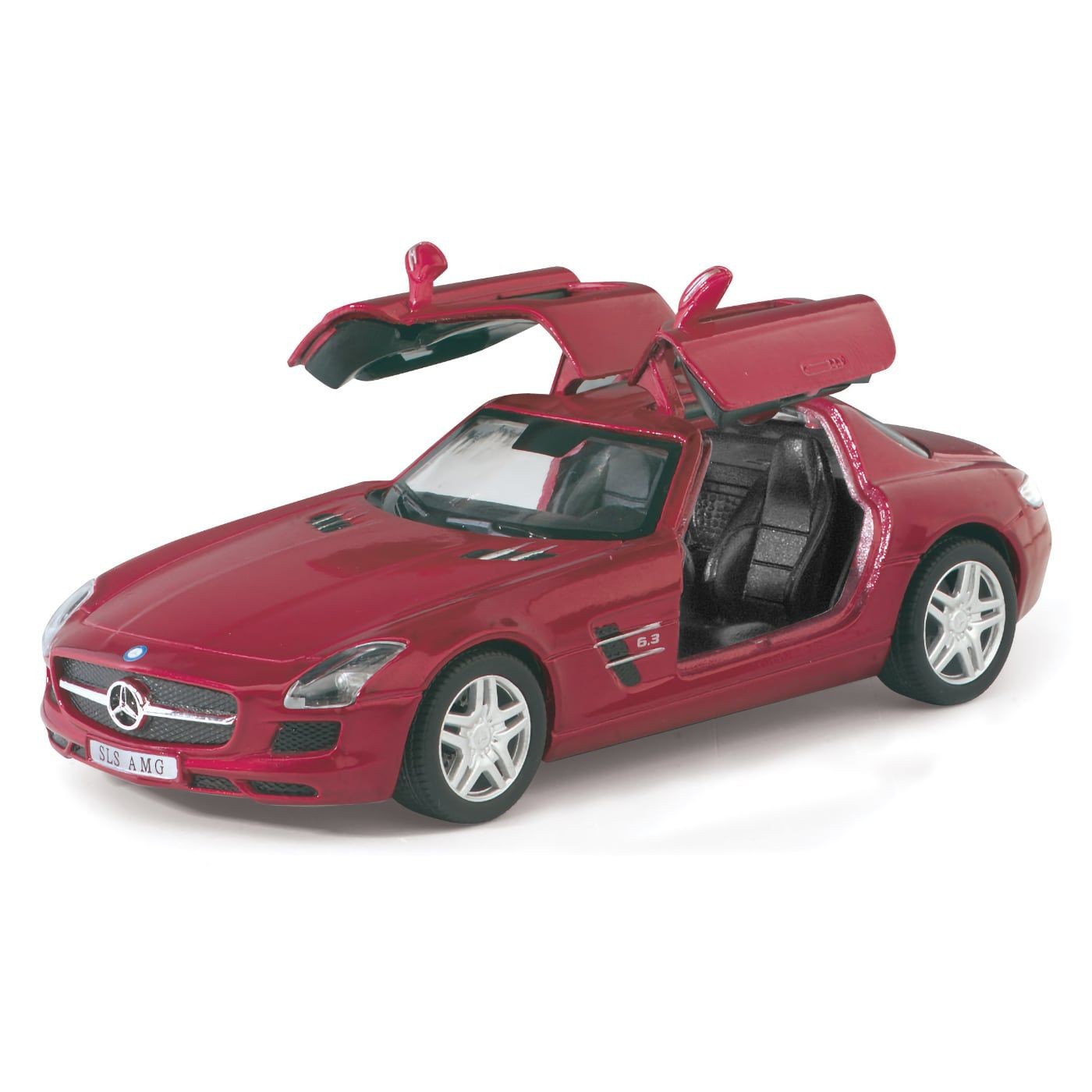 Läs mer om Mercedes-Benz SLS AMG - Kinsmart - 1:36 - Silver