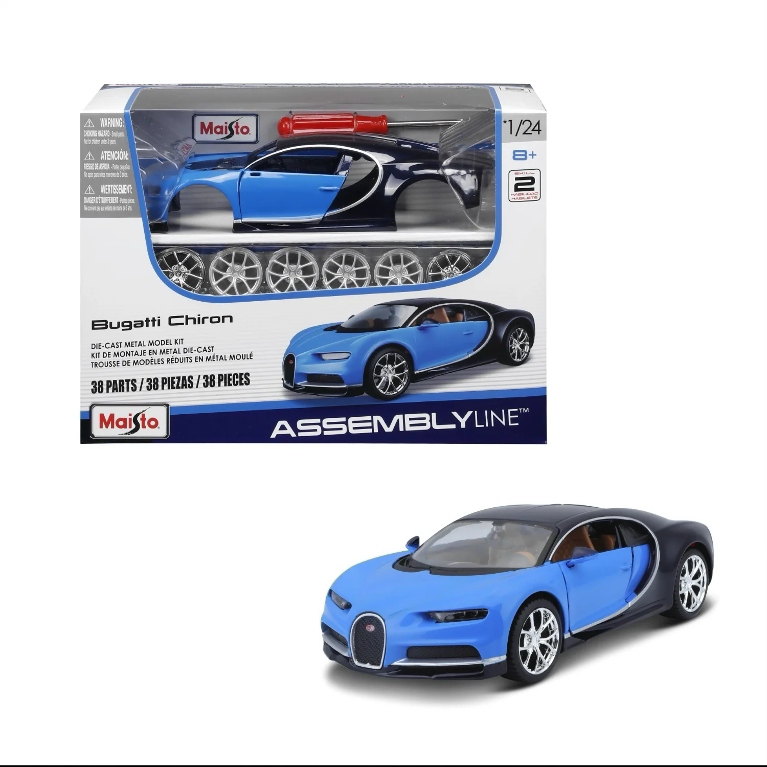 Bugatti Chiron - Byggsats - Assembly Line - Maisto - 1:24