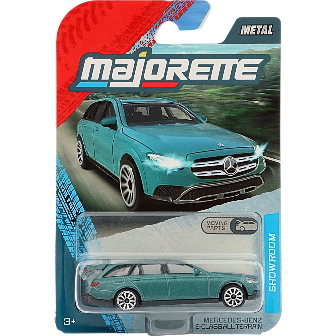 Mercedes-Benz E-Class All Terrain - Grön - Showroom Premium Cars - Majorette - 7 cm